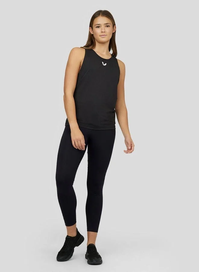 كاستور بلوزة تدريب نسائية سوداء من الكربون